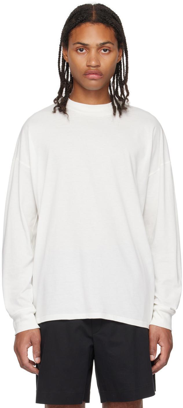 THE ROW Drago Cotton Sweatshirt In White Product Image