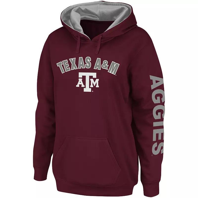 Women's Colosseum Maroon Texas A&M Aggies Loud and Proud Pullover Hoodie, Size: 2XL, Red Product Image