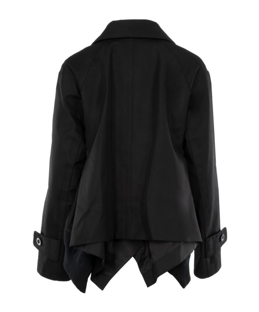 SACAI Long-sleeved Casual Jacket In Black Product Image