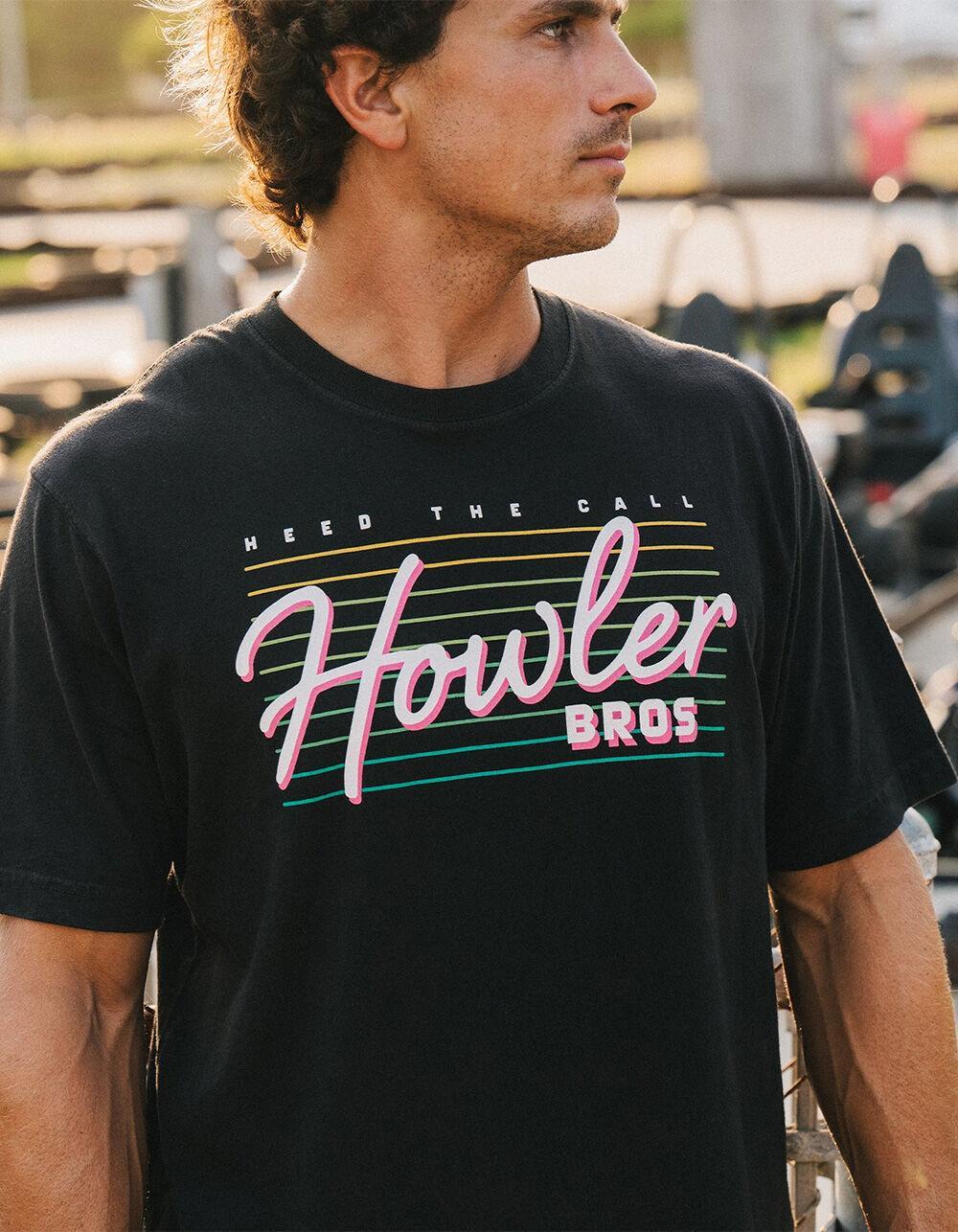 HOWLER BROTHERS Beach Club Mens Tee - BLACK Product Image