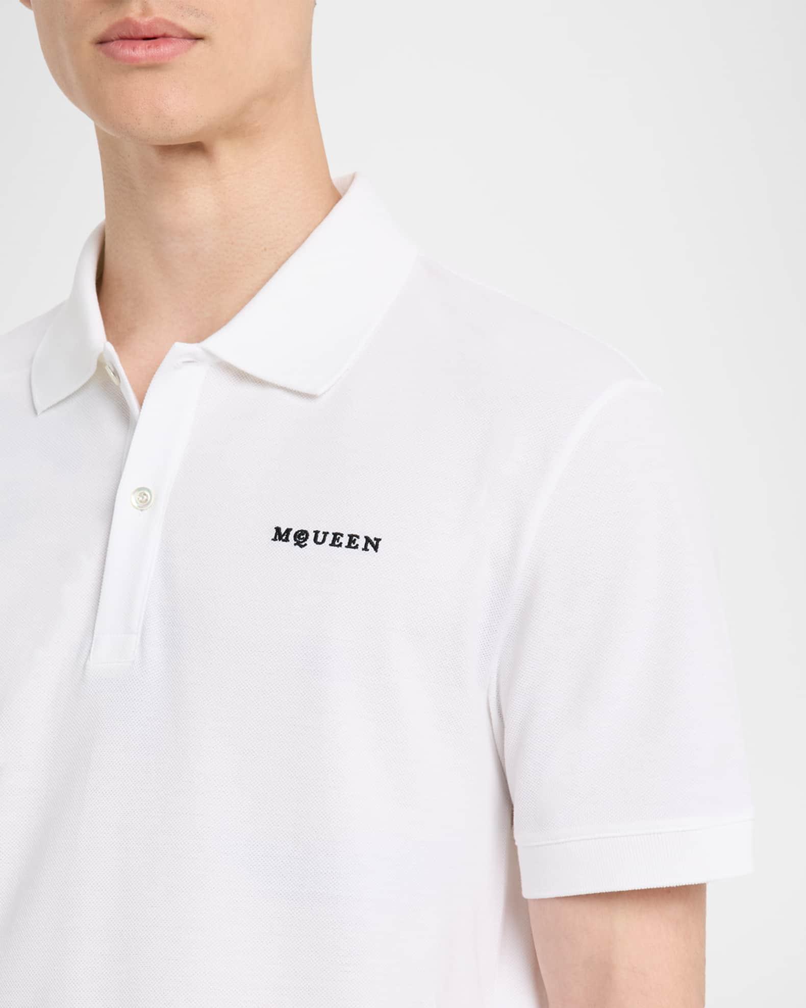 Men's Embroidered Logo Pique Polo Shirt Product Image