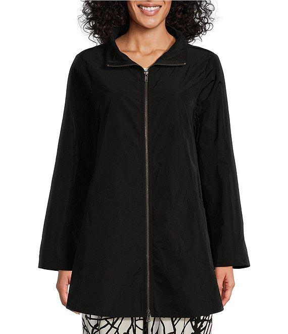 Bryn Walker Marz Memory Crunch Stand Collar Long Sleeve Jacket Product Image