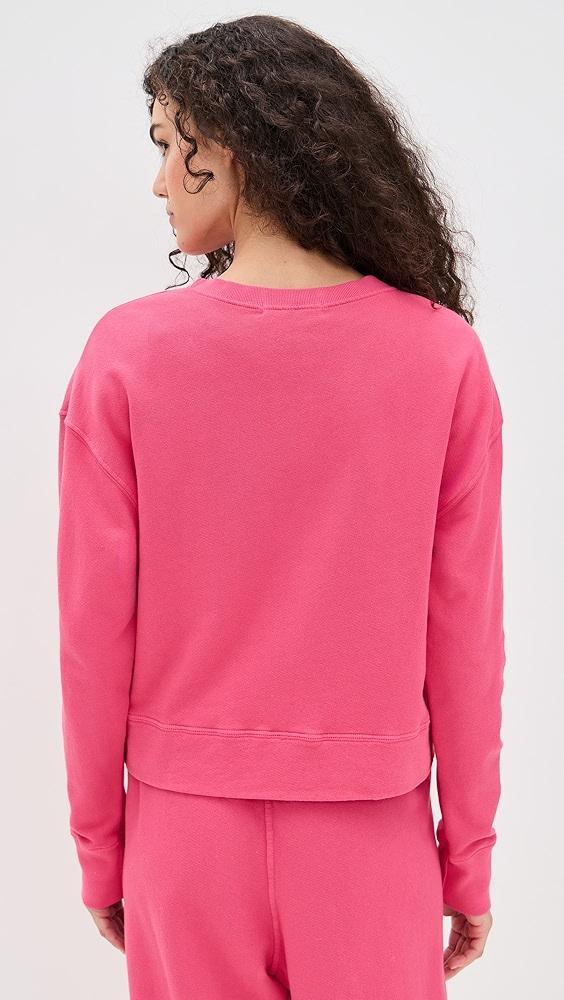 perfectwhitetee Tyler French Terry Pullover Sweatshirt | Shopbop Product Image