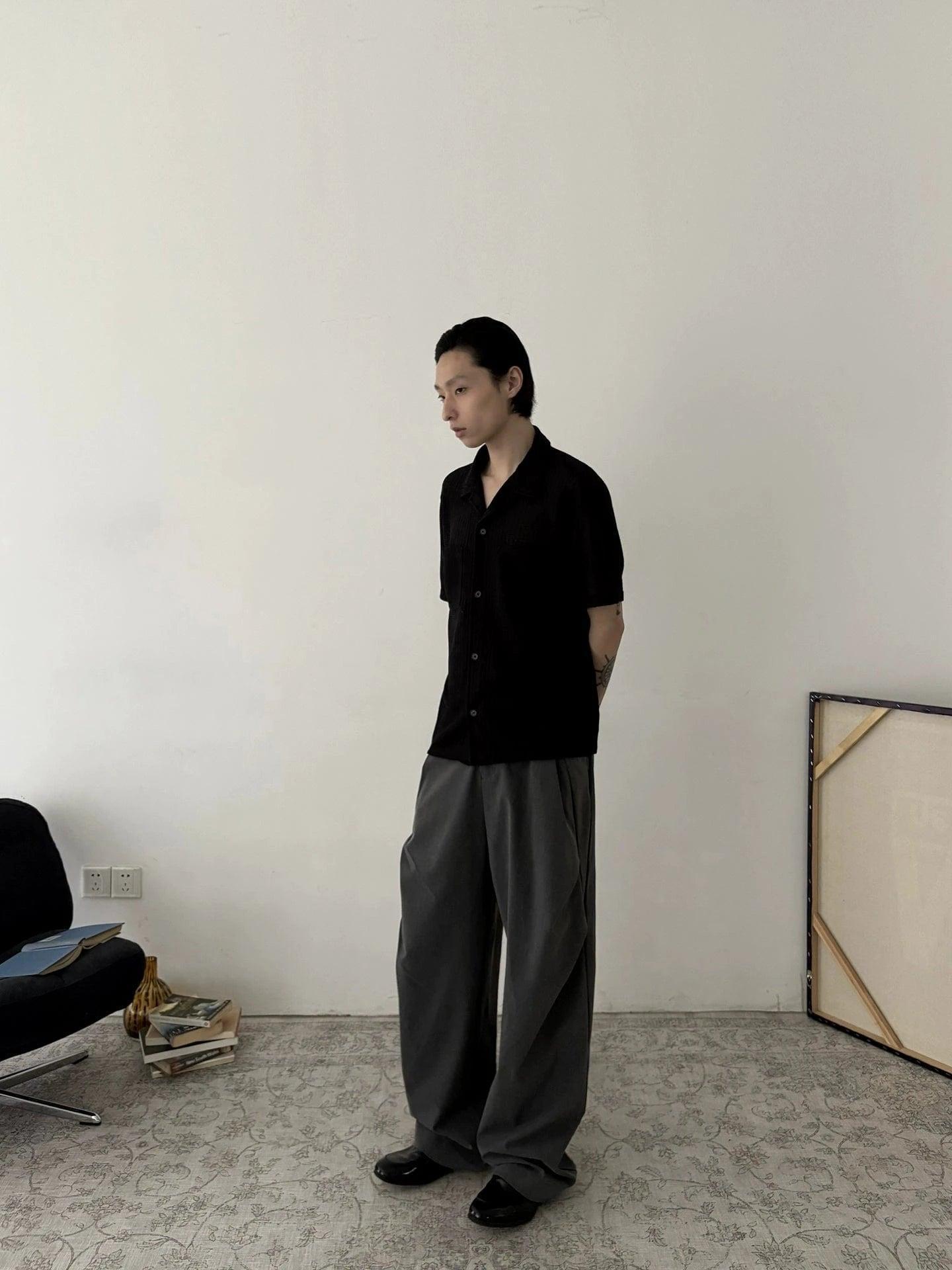 RT No. 18880 HOLLOW COLLAR BUTTON-UP SHIRT Product Image