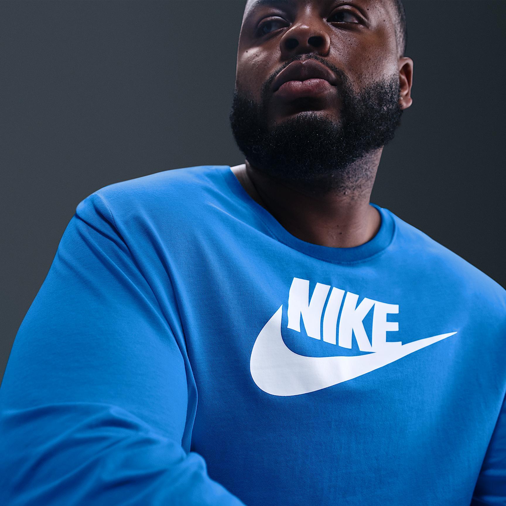 Mens Nike Sportswear Long-Sleeve T-Shirt | CI6291-435 Product Image