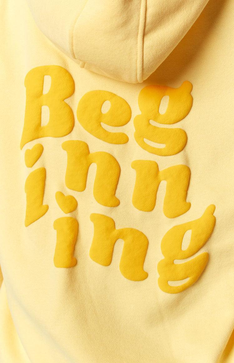 Beginning Yellow Snuggle Bubble Hoodie Product Image