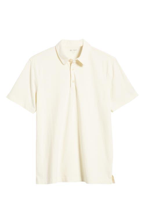 AG Bryce Short Sleeve Polo Shirt In Ivory Dust Product Image