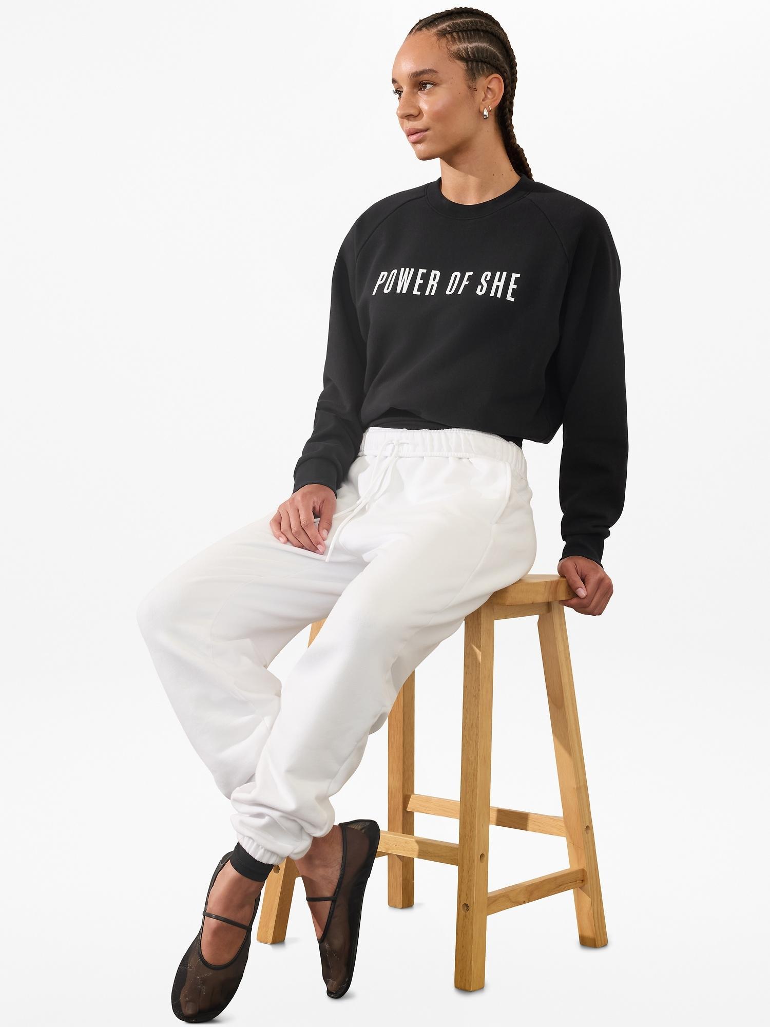 Power of She Crew Sweatshirt Product Image