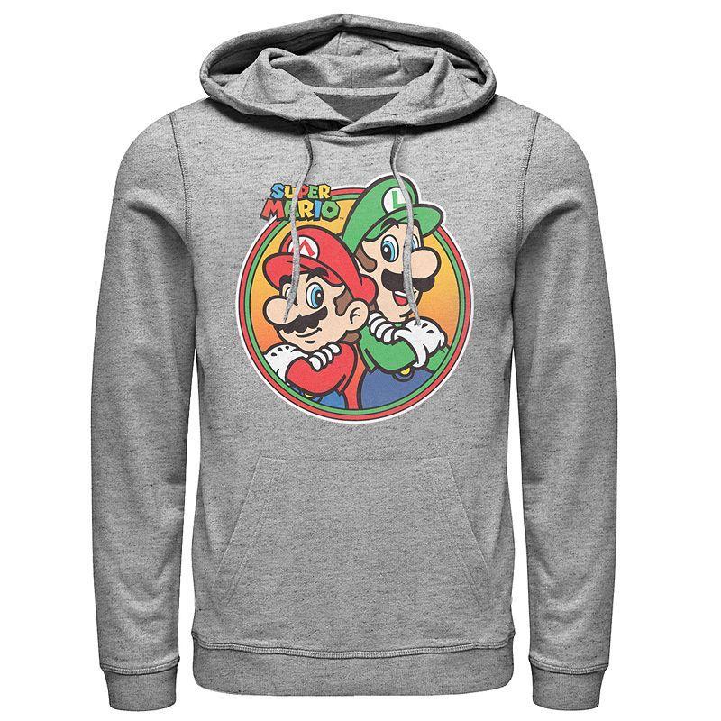 Men's Mario & Luigi Nintendo Bros Pullover Hoodie,  Product Image