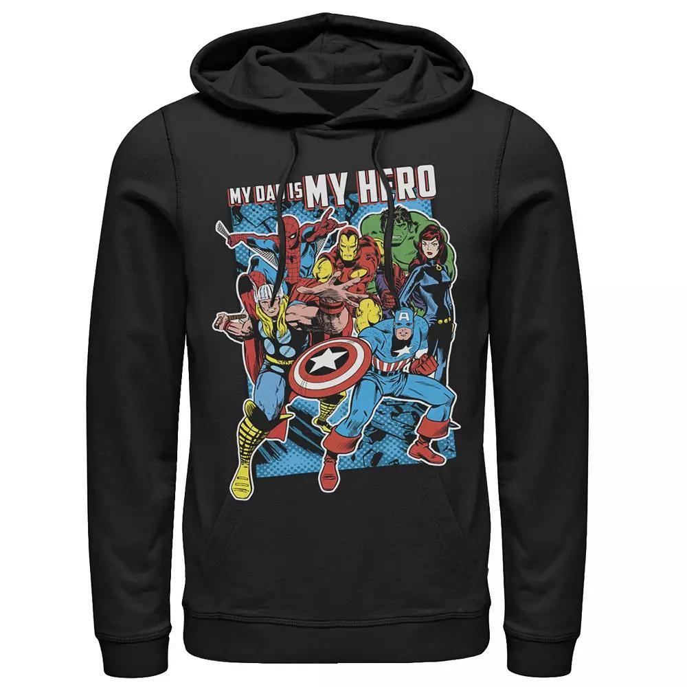 Men's Marvel Heros My Dad My Hero Father's Day Hoodie,  Product Image