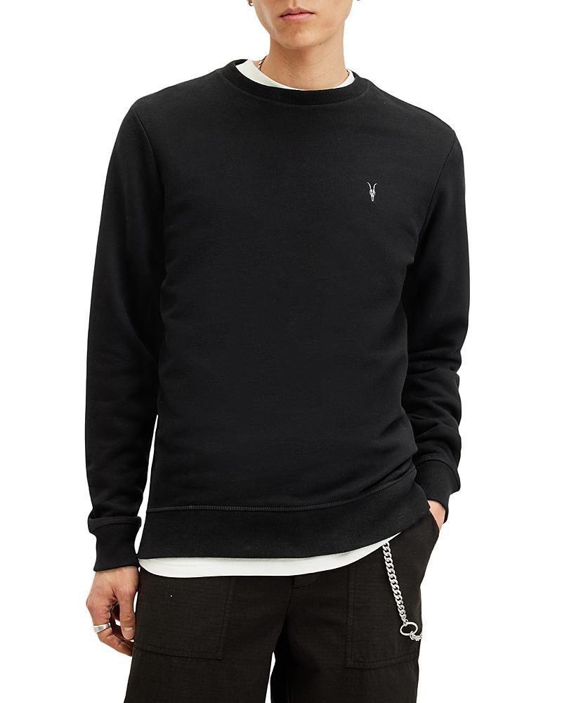 ALLSAINTS Raven Crew Neck Ramskull Sweatshirt In Black Product Image