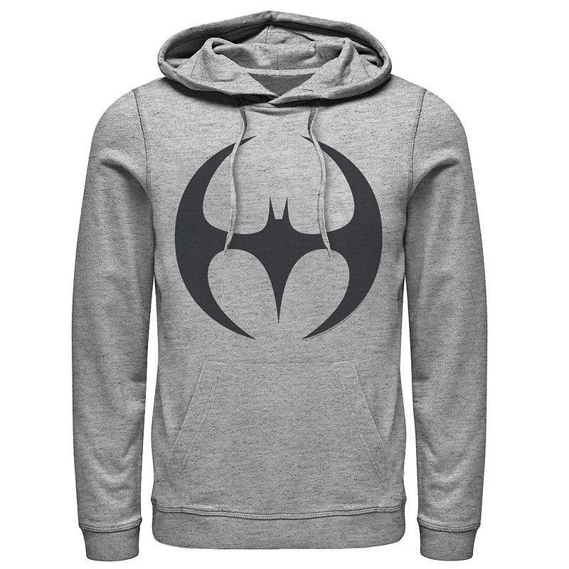 Mens DC Comics Batman Gadgets Classic Logo Ringer Tee Athletic Grey Product Image