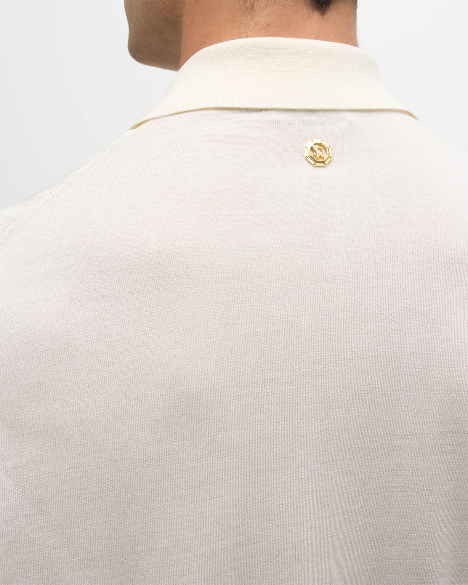 Men's Knit Button-Down Shirt Product Image