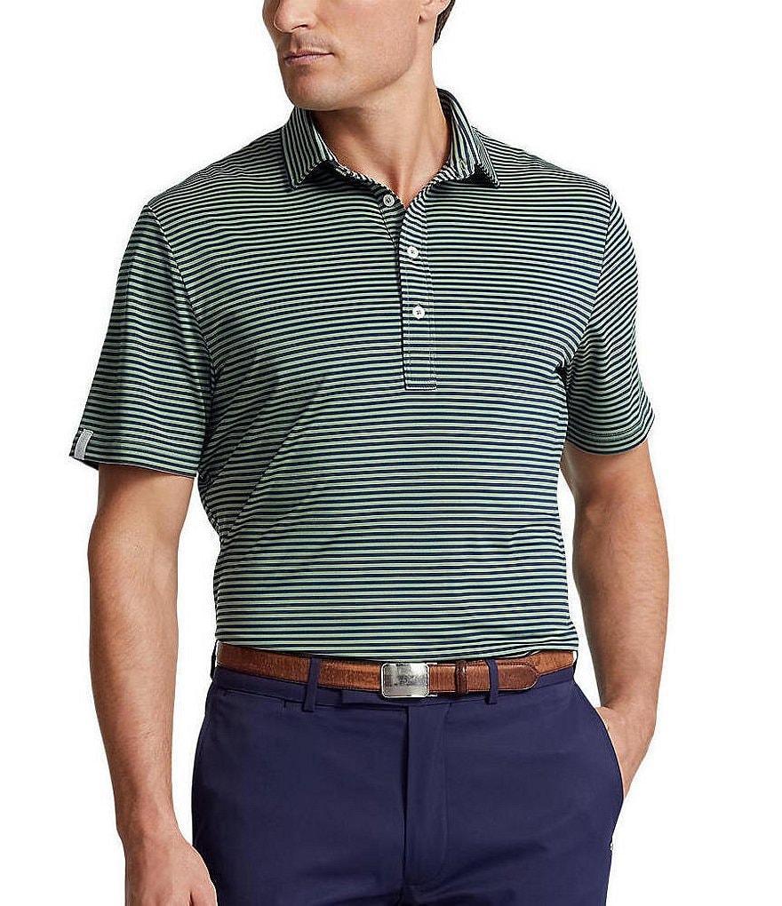 Polo Ralph Lauren RLX Golf Classic-Fit Stripe Performance Stretch Short-Sleeve Polo Shirt Product Image