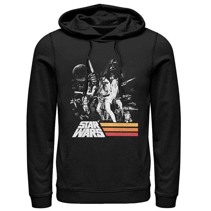 Men's Star Wars Classic Poster Pullover Hoodie, Size: 3XL, Black Product Image