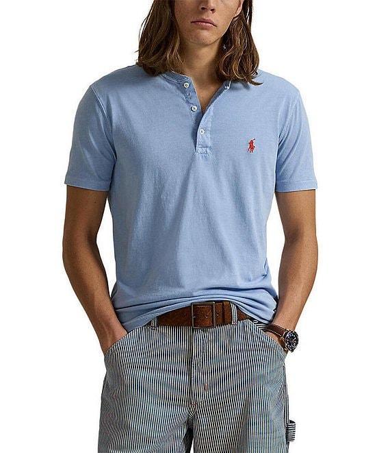 Polo Ralph Lauren Slub Jersey Short Sleeve Henley Shirt Product Image