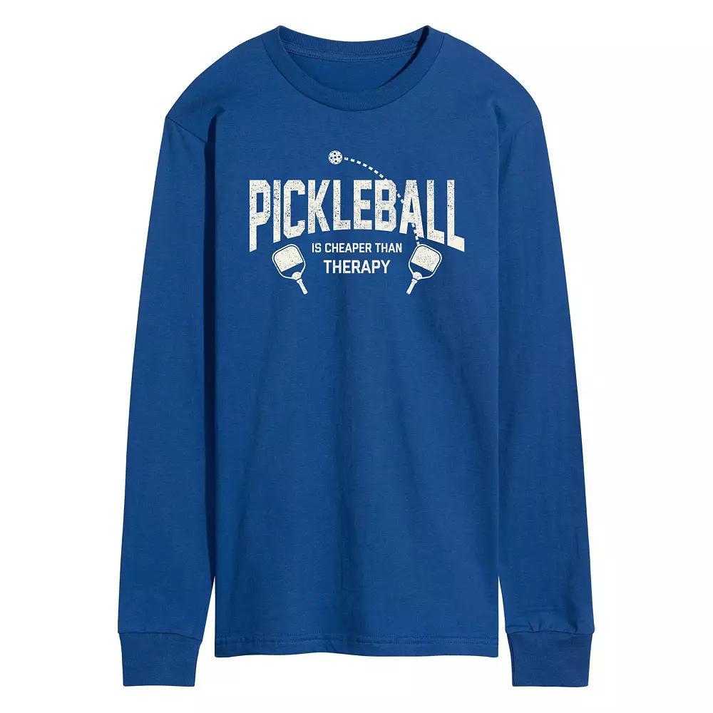 Men's Pickleball Cheaper Than Therapy Tee,  Product Image