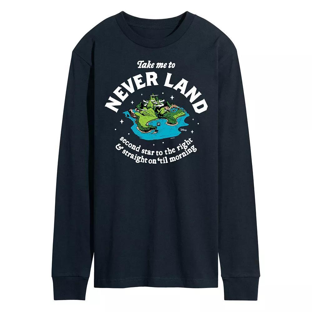 Disney's Peter Pan Men's Never Land Long Sleeve,  Product Image