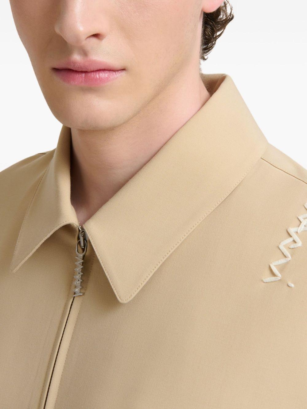 logo-embroidered jacket Product Image