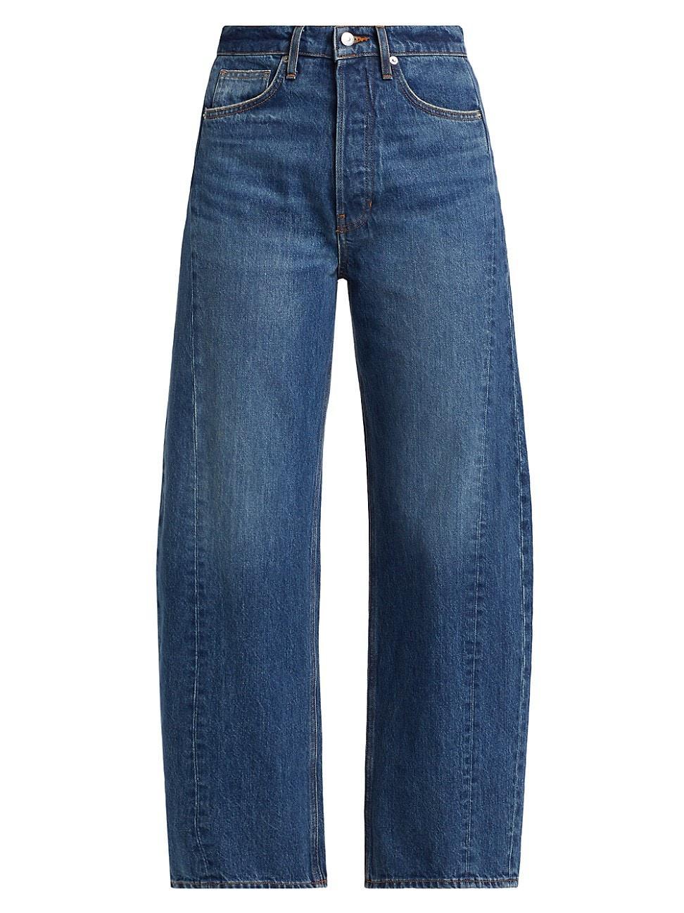 Womens Ryder Barrel-Leg Jeans Product Image