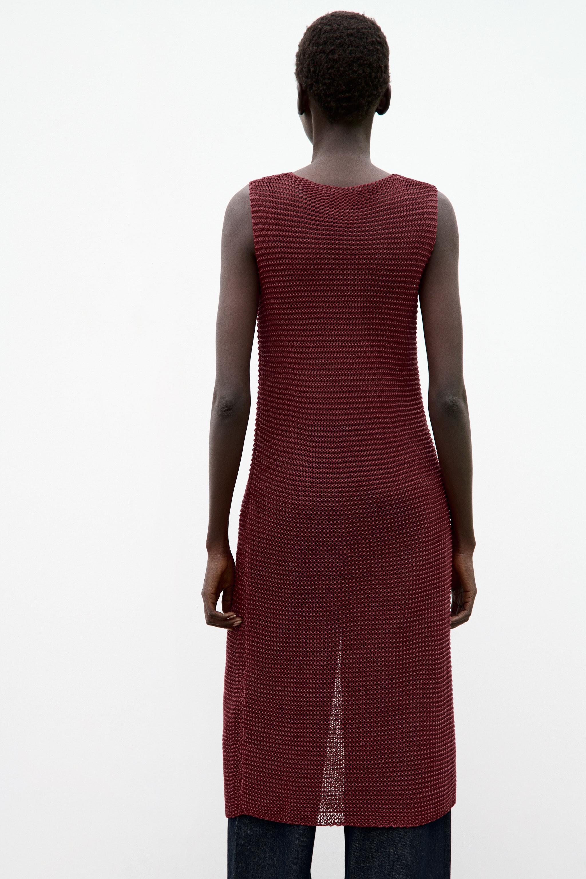 TEXTURED KNIT DRESS Product Image