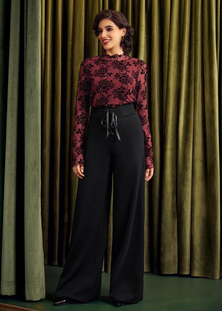 Bop 'Til You Drop High Waist Wide Leg Pants Product Image