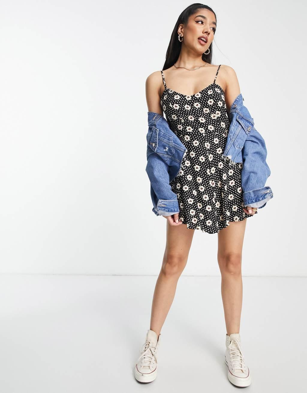 Miss Selfridge strappy romper Product Image