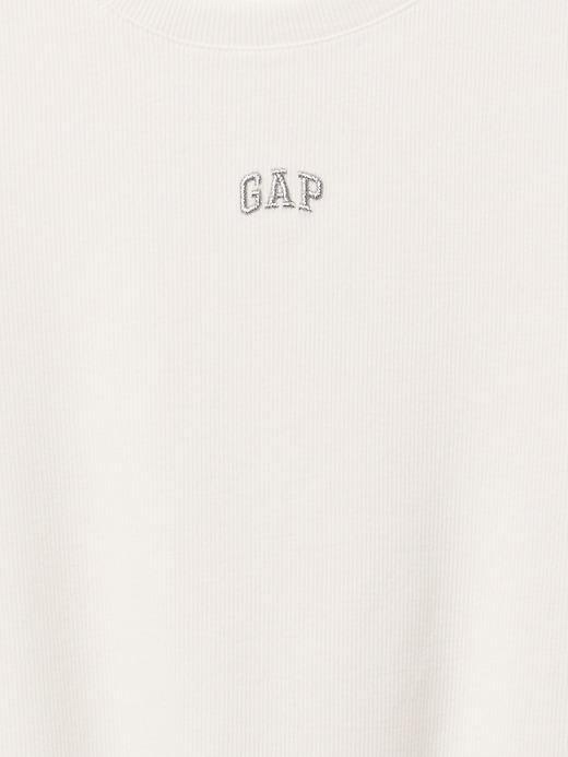 Modern Cropped Logo T-Shirt Product Image