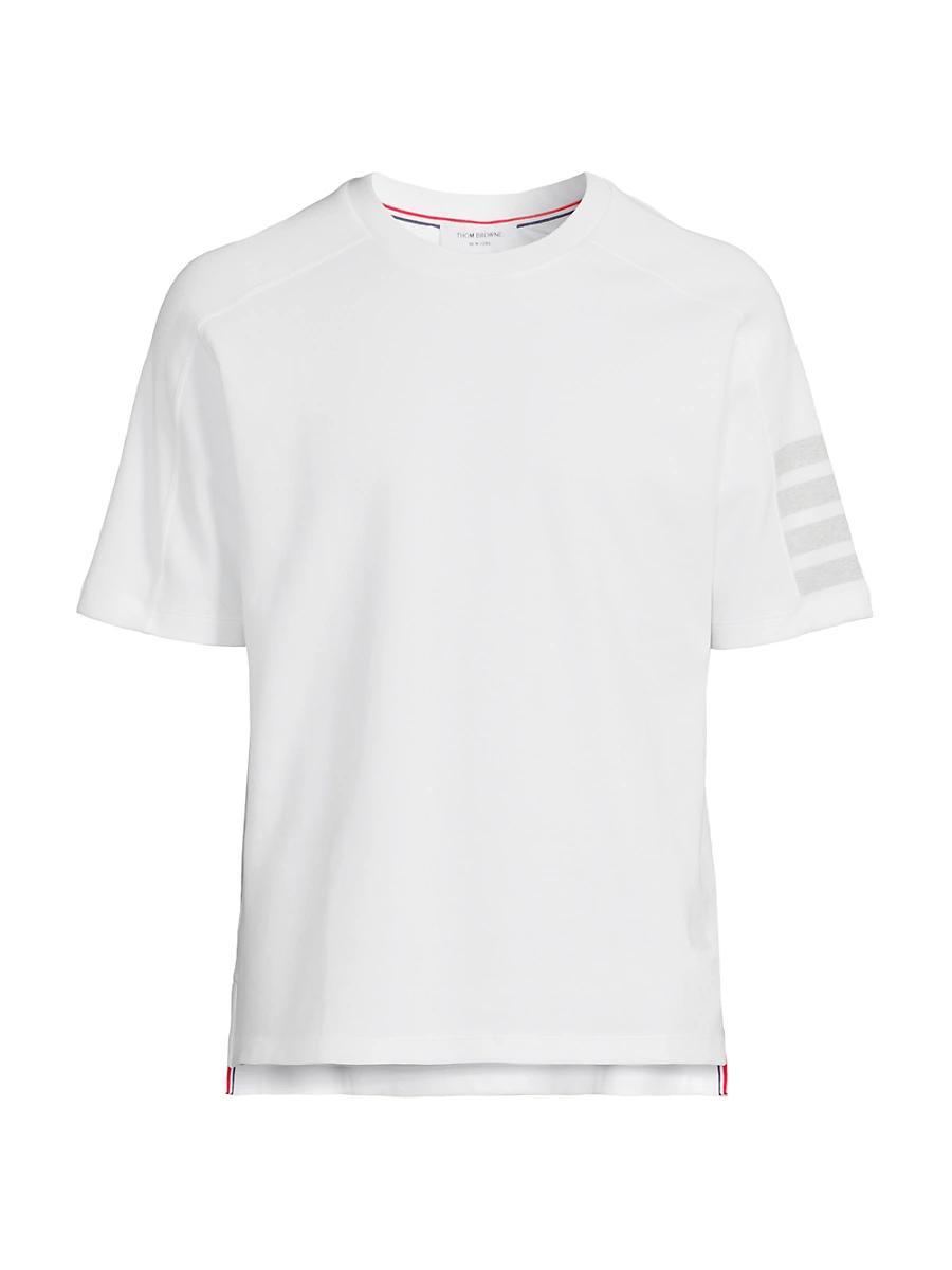 Mens Cotton 4-Bar Stripe T-Shirt Product Image