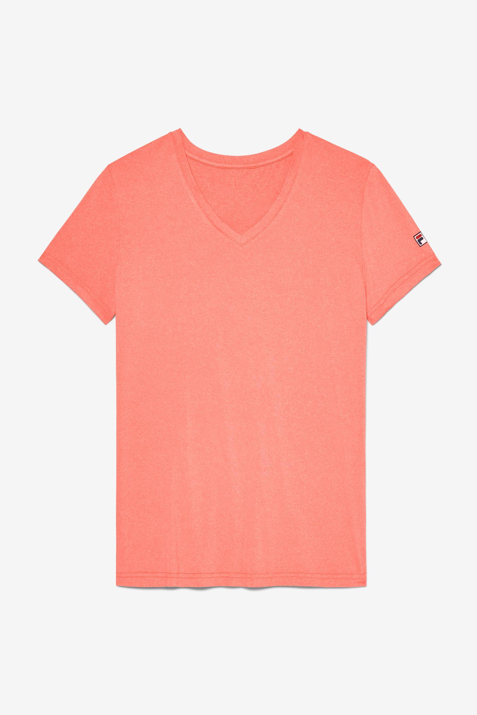 TENNIS SHORT SLEEVE V-NECK TOP Product Image