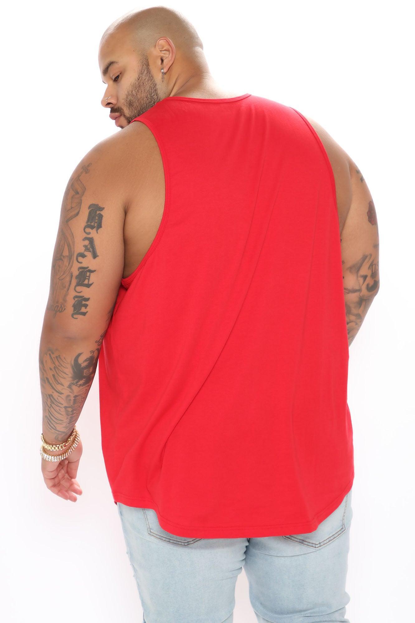 Essential Tank Top - Red Product Image