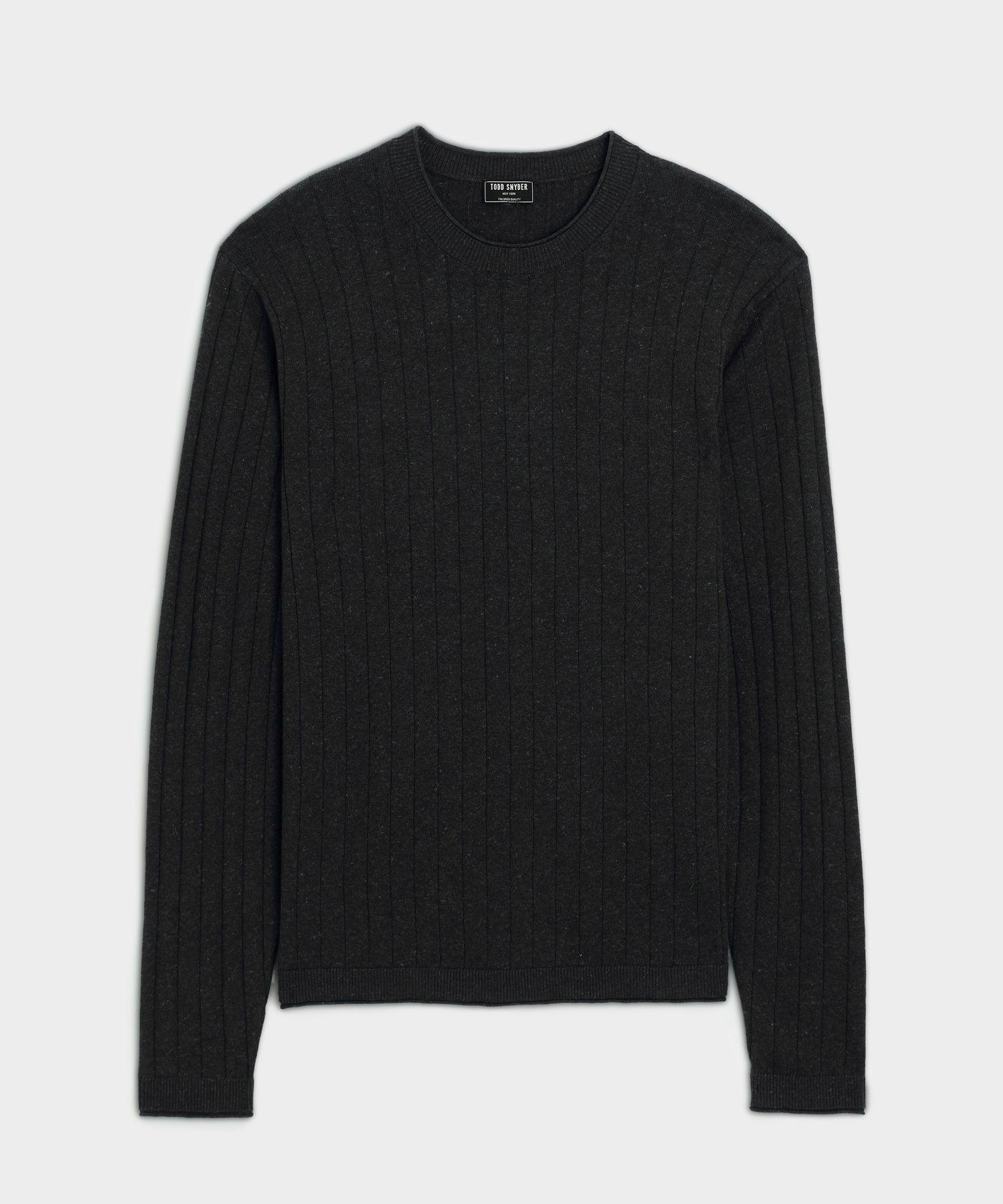 Lightweight Linen-Cotton Crewneck Sweater Product Image