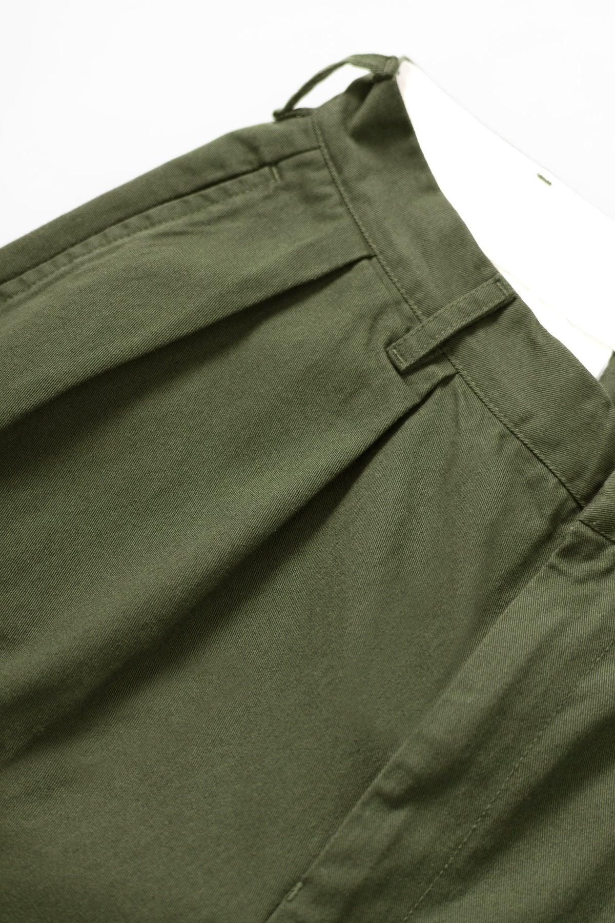 Drill Part Timer Shorts - Olive Product Image