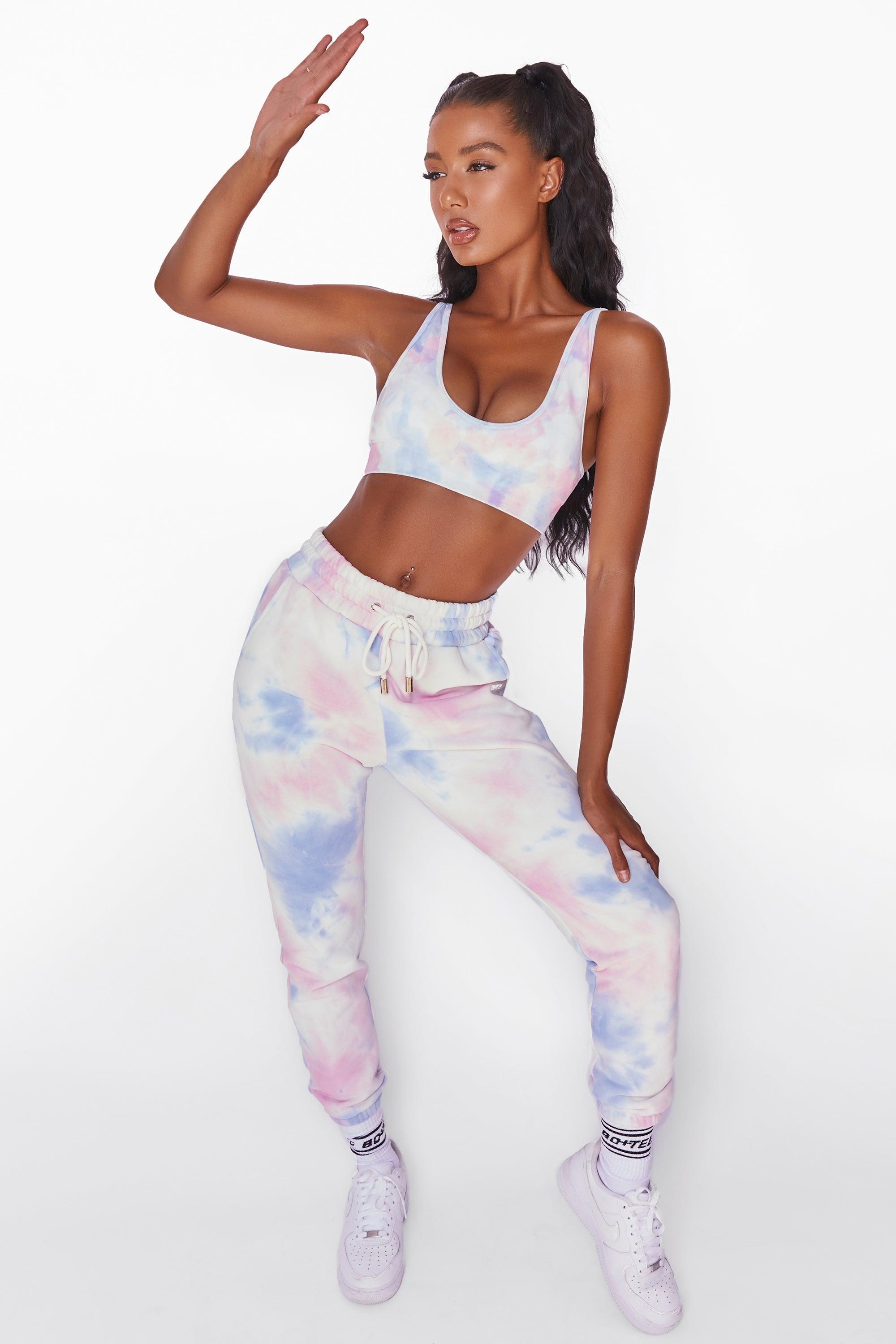 Unwind Full Length Cuffed Joggers in Tie Dye Female Product Image