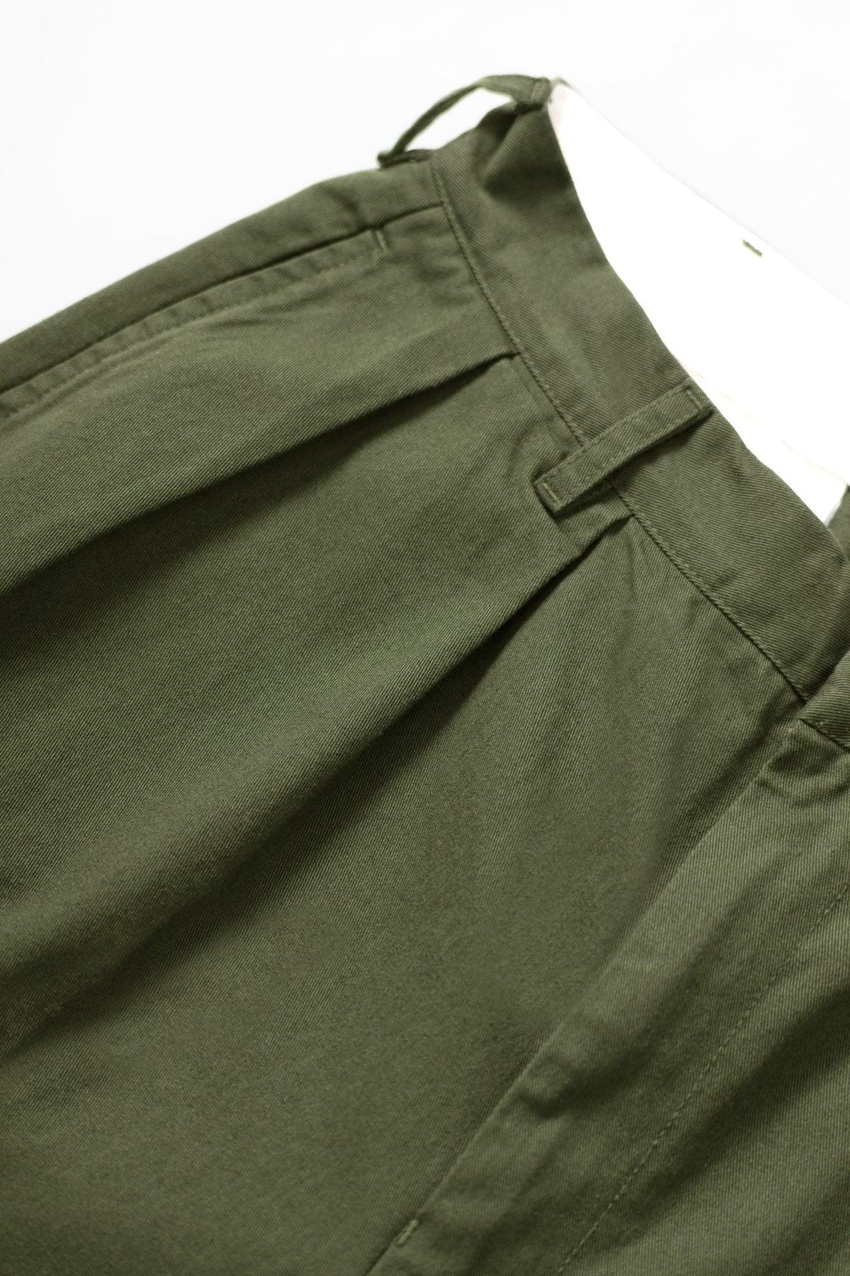 Drill Part Timer Shorts - Olive Product Image
