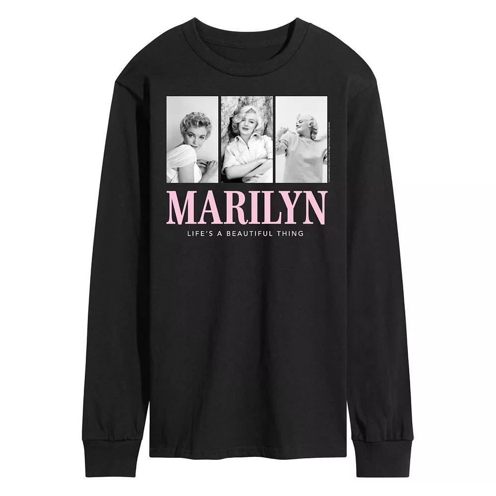 Men's Marilyn Monroe Beautiful Tee, Size: XL, Black Product Image