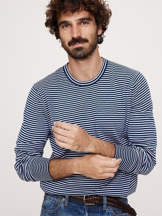 Italian Merino Crew-Neck Sweater Product Image