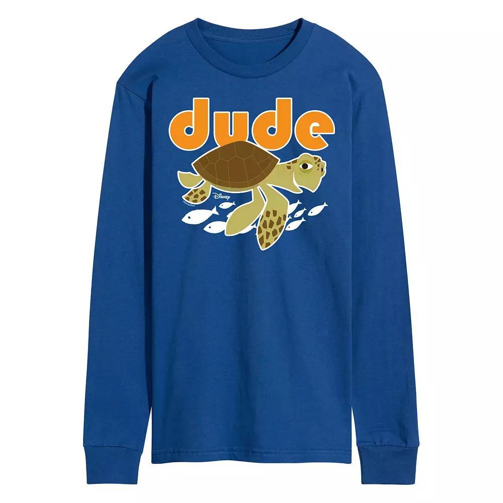 Disney/Pixar Finding Nemo Men's Dude Long Sleeve Graphic Tee, Size: Medium, Blue Product Image