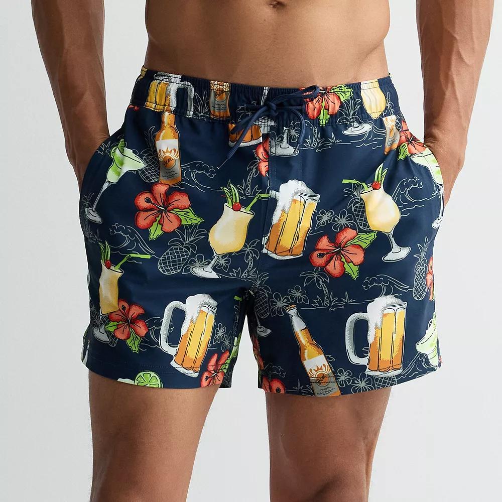 Men's Trinity Coast 5-Inch Mesh Lined Swim Trunks,  Product Image