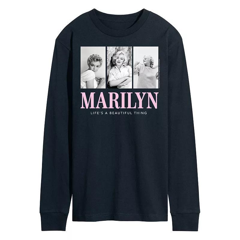 Men's Marilyn Monroe Beautiful Tee, Size: XL, Black Product Image