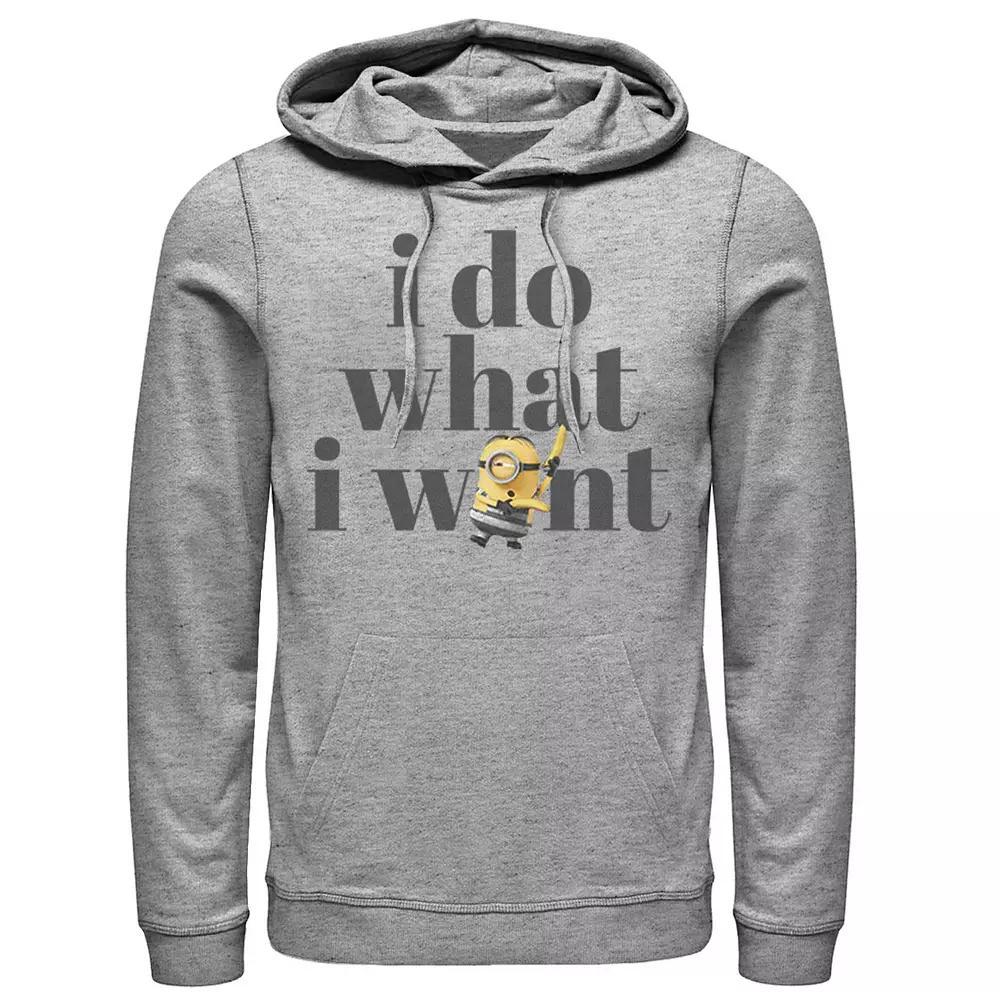 Men's Despicable Me Minions Stuart Do What I Want Pullover Hoodie,  Product Image