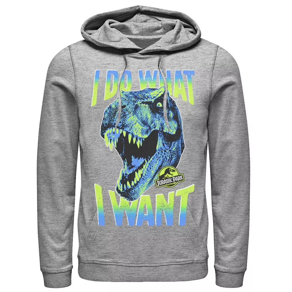 Men's Jurassic Park T-Rex I Do What I Want Graphic Pullover Hoodie,  Product Image