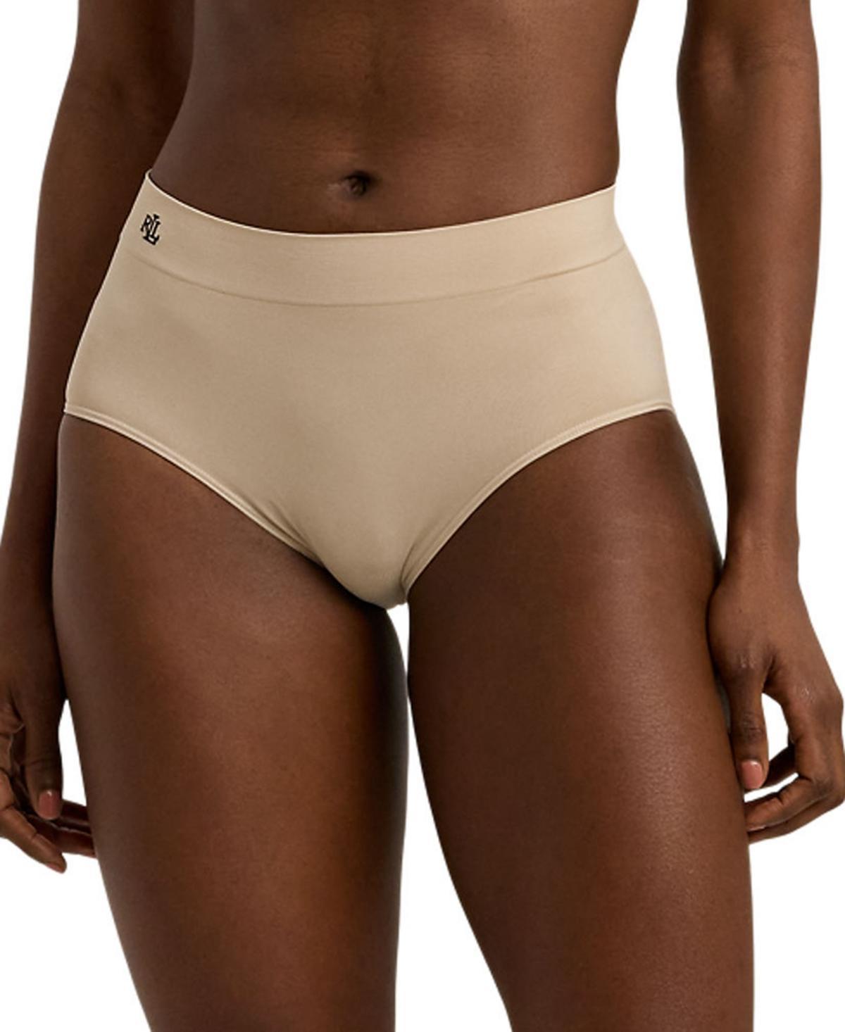 Lauren Ralph Lauren Womens Seamless Stretch Jersey High-Rise Brief Underwear 4L0012 Product Image