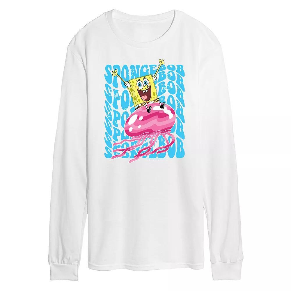 Men's Nickelodeon SpongeBob Squarepants Jelly Wave Long Sleeve,  Product Image
