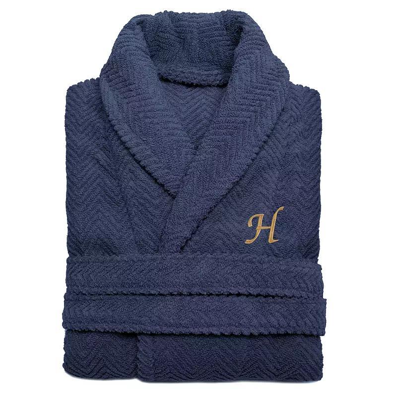 Linum Home Textiles Turkish Cotton Personalized Herringbone Weave Bathrobe, Womens Product Image