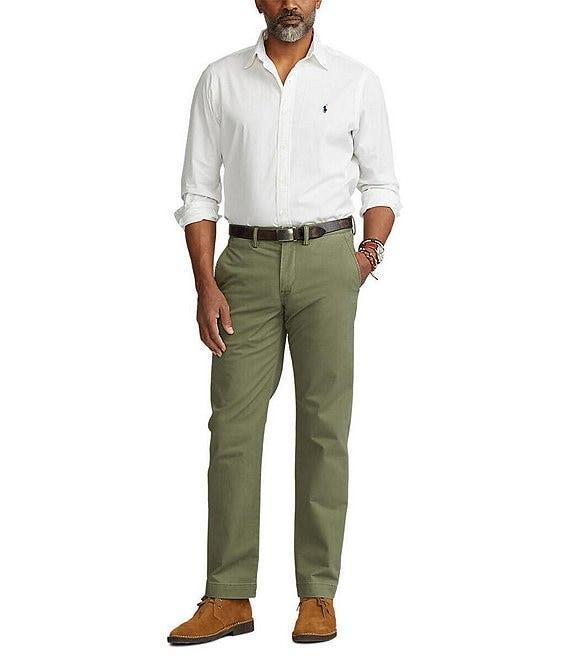 Polo Ralph Lauren Straight Fit Flat Front Stretch Twill Chino Pants Product Image