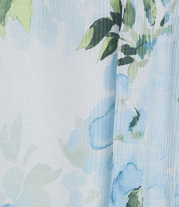 Calvin Klein Mock Neck Sleeveless Novelty Printed Top Product Image