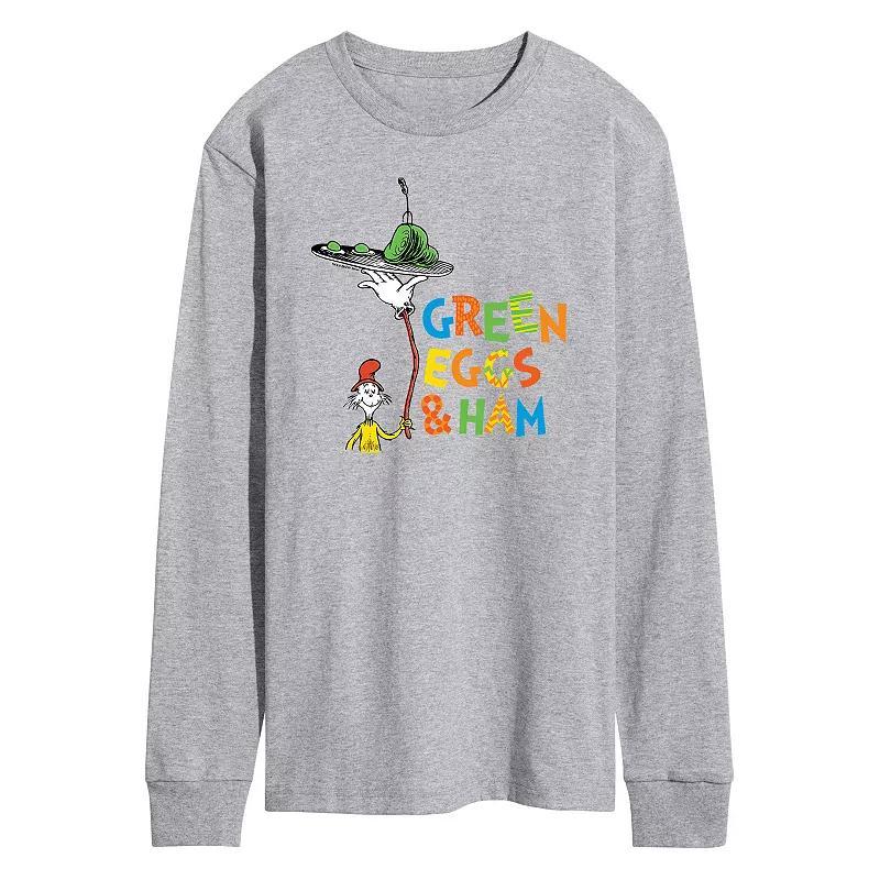 Mens Dr. Seuss Green Eggs Long-Sleeve Tee Product Image