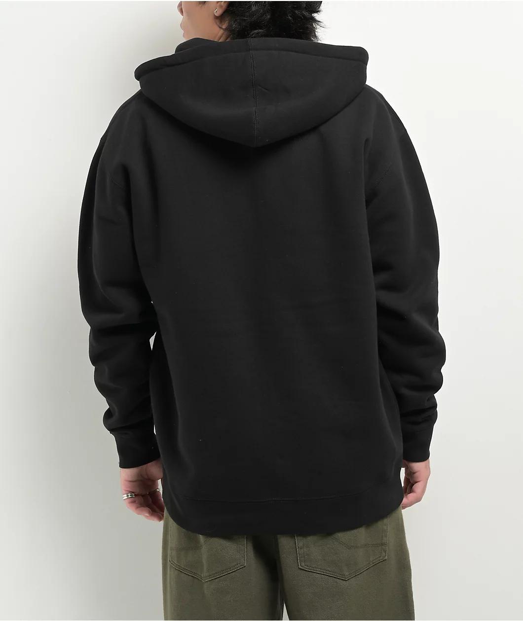 Anti-Hero Lil Pigeon Black Zip Hoodie Product Image