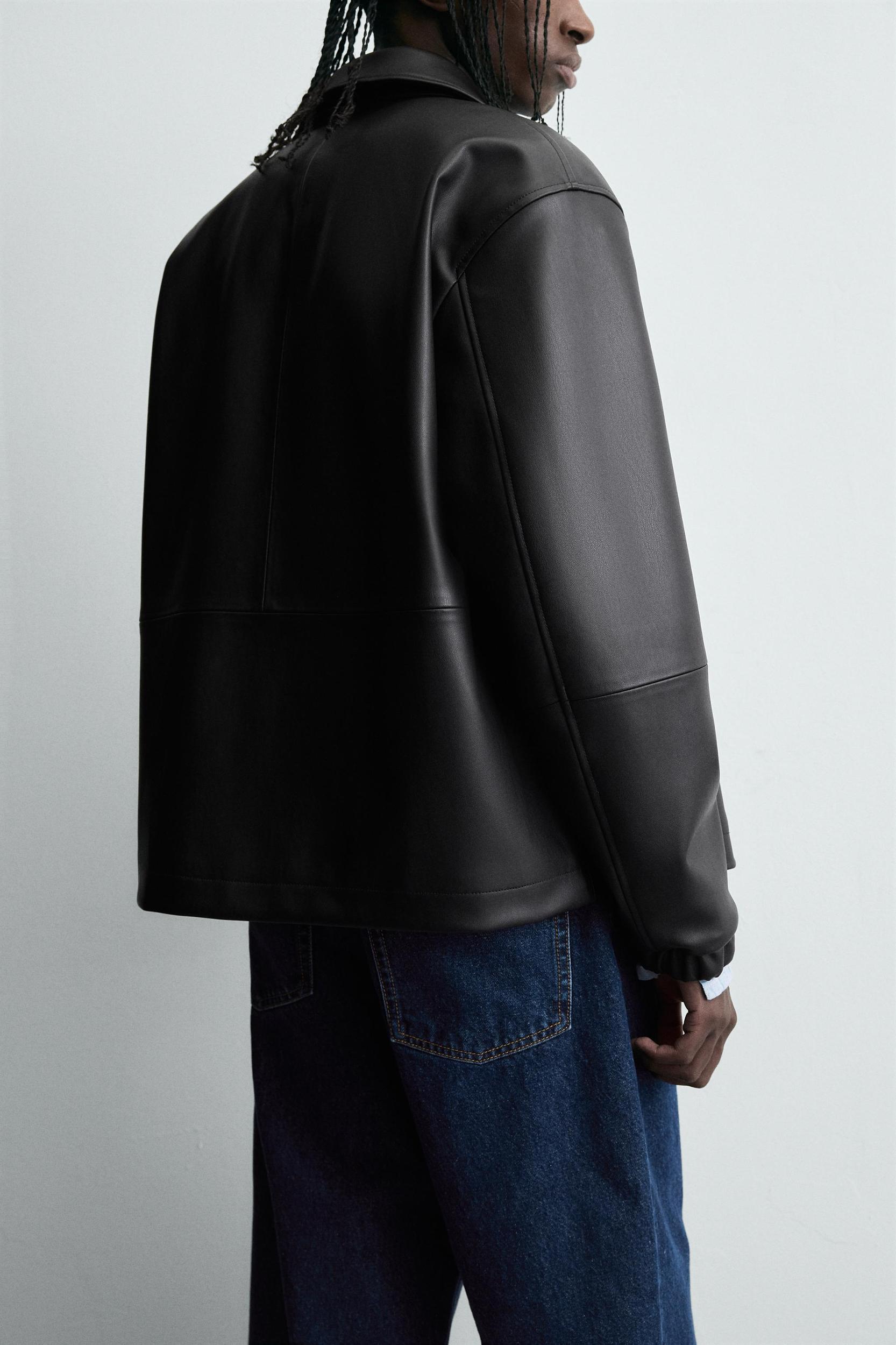 FAUX LEATHER JACKET Product Image